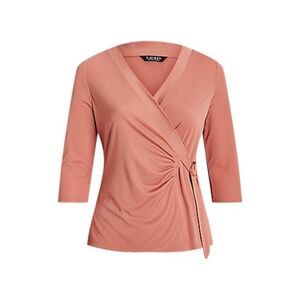 NWT Lauren Ralph Lauren Stretch Jersey Top